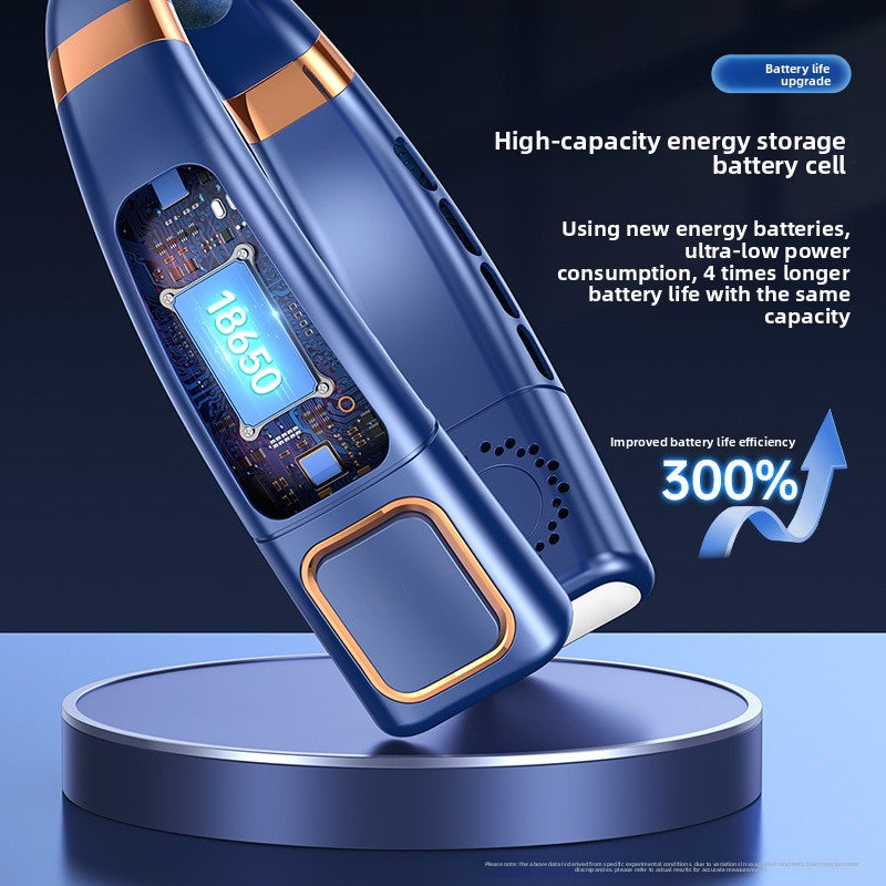 USB Rechargeable Neck Fan  - Ment to Improve yourself during hot times
