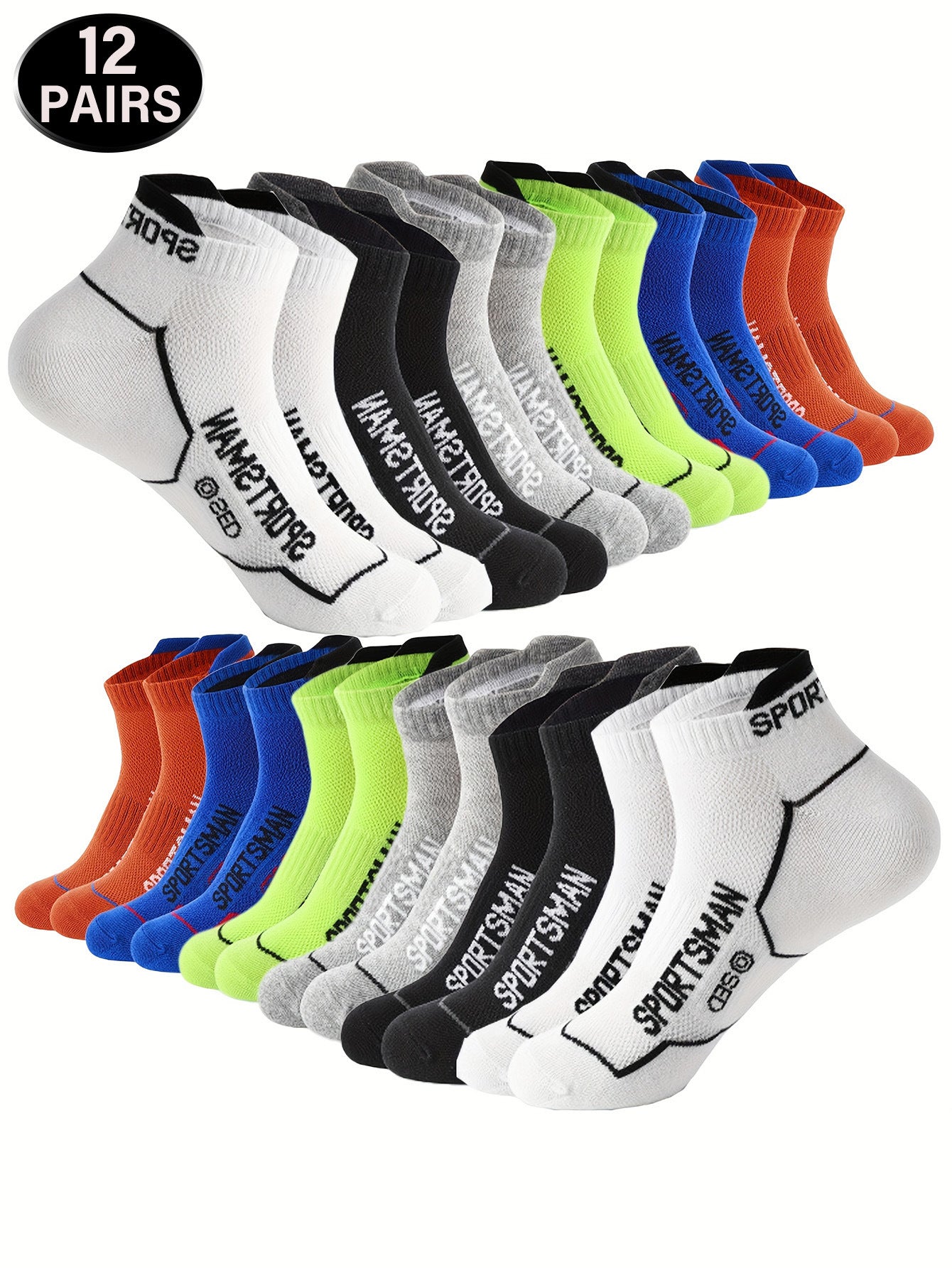 Short Sport socks, Men and Women, Improve yourself!