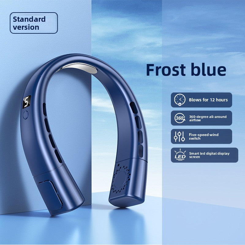 USB Rechargeable Neck Fan  - Ment to Improve yourself during hot times