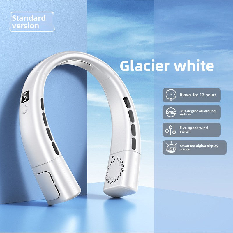 USB Rechargeable Neck Fan  - Ment to Improve yourself during hot times