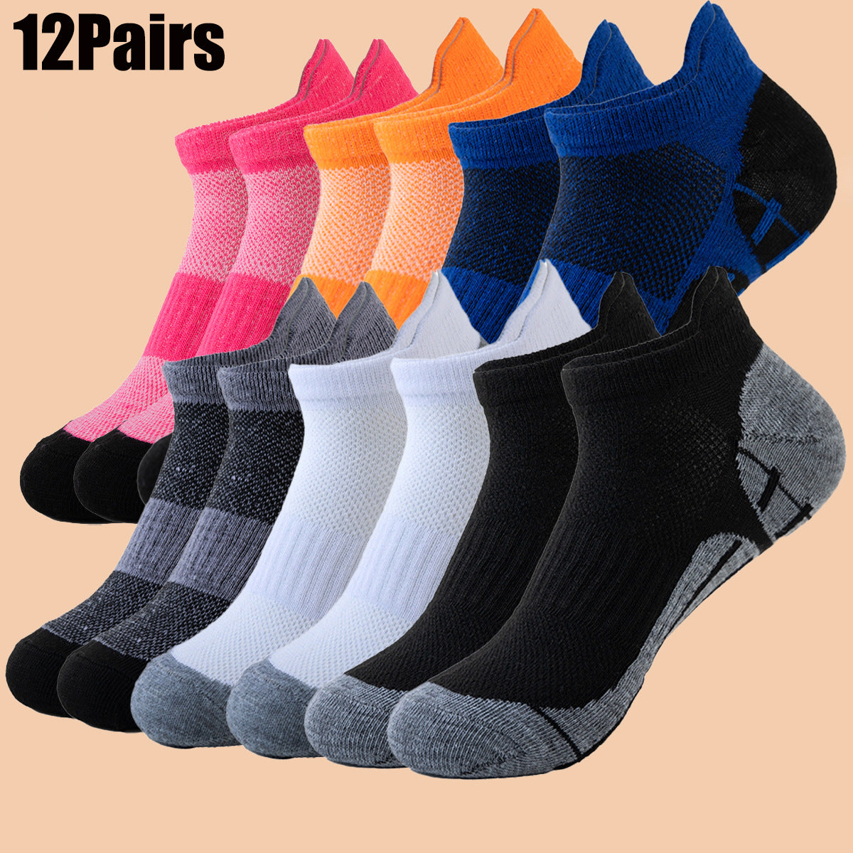 Short Sport socks, Men and Women, Improve yourself!