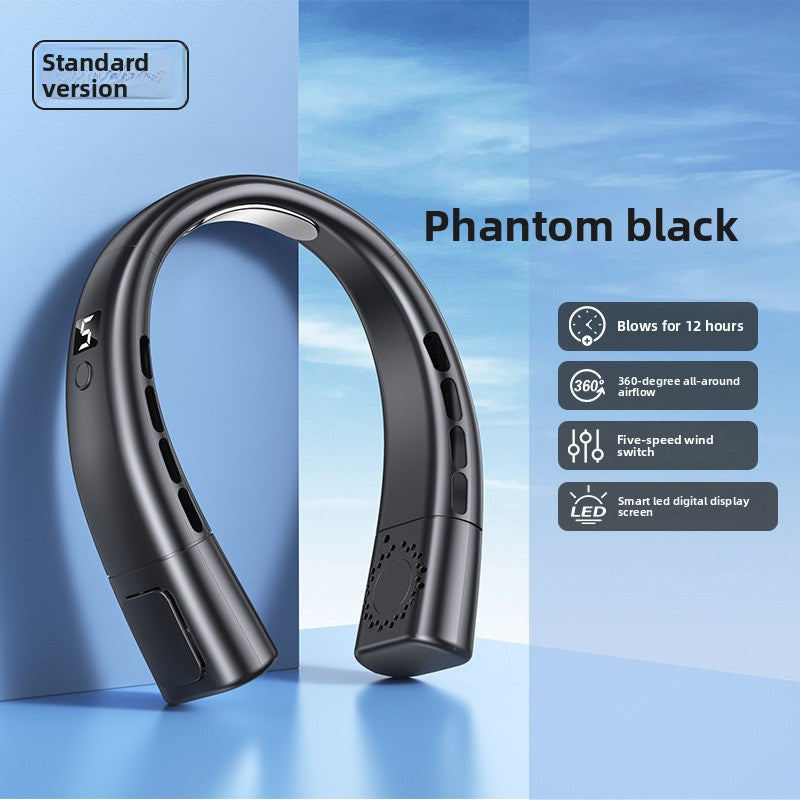 USB Rechargeable Neck Fan  - Ment to Improve yourself during hot times